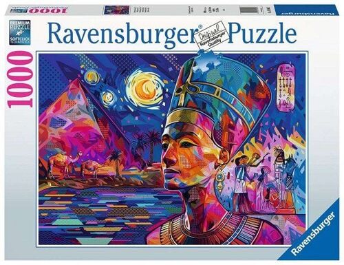 Ravensburger puzzel Nefertiti bij de Nijl 1000 stukjes