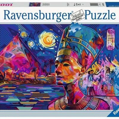 Ravensburger puzzel Nefertiti bij de Nijl 1000 stukjes