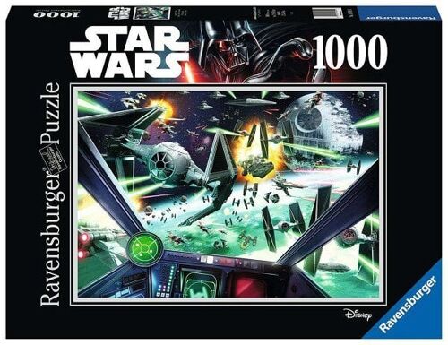 Ravensburger puzzel Star Wars X Wing Cockpit - Legpuzzel - 1000 stukjes
