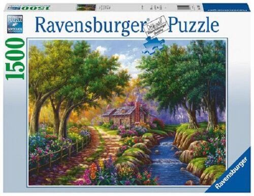 Ravensburger Cottage bij de rivier puzzel 1500 stukjes