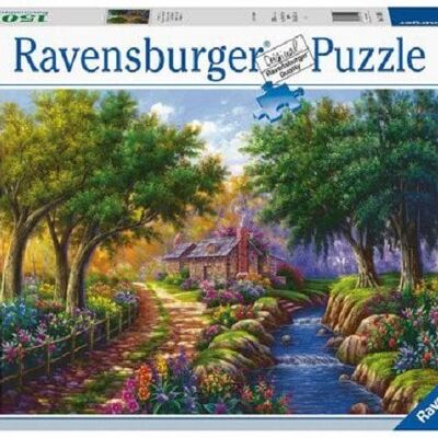 Ravensburger Cottage bij de rivier puzzel 1500 stukjes