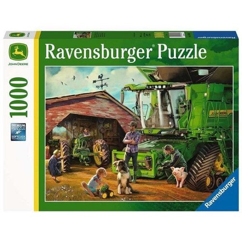 Ravensburger puzzel John Deere Then & Now 1000 stukjes