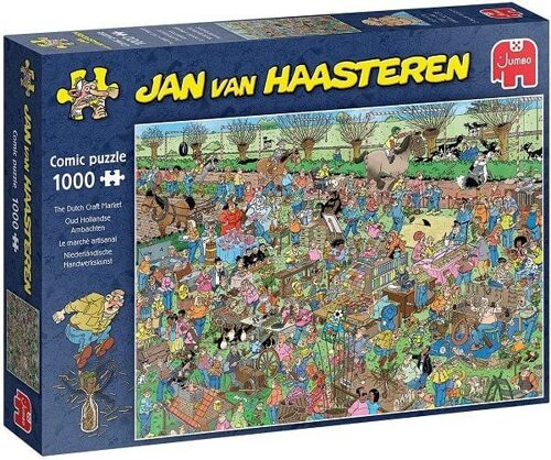 Jumbo Jan van Haasteren puzzel Oud Hollandse ambachten 1000 stukjes The Dutch Craft Market