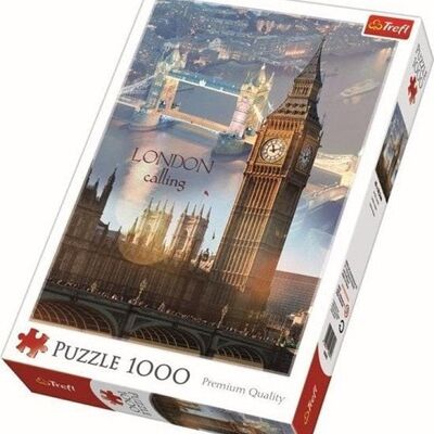 Puzzel Londen bij zonsondergang 1000 stukjes