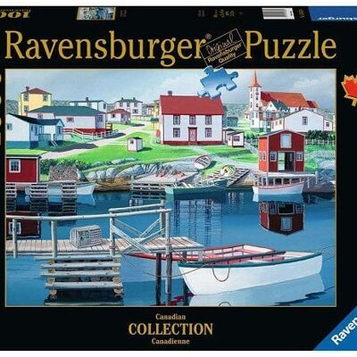Ravensburger puzzel Haven in Greenspond 1000 stukjes