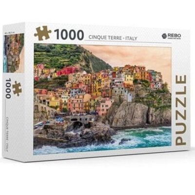 Rebo puzzel Cinque Terre Italy 1000 stukjes