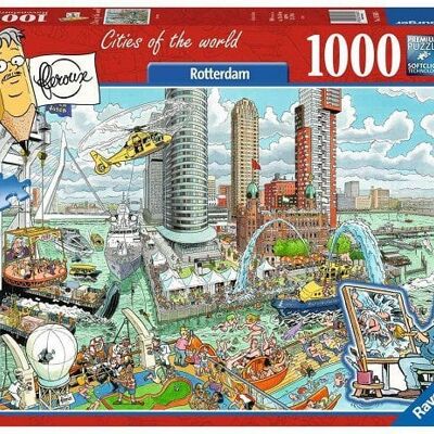 Ravensburger puzzel Fleroux Rotterdam 1000 stukjes