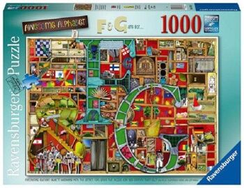 Ravensburger puzzle Awesome Alphabet F et G 1000 pièces