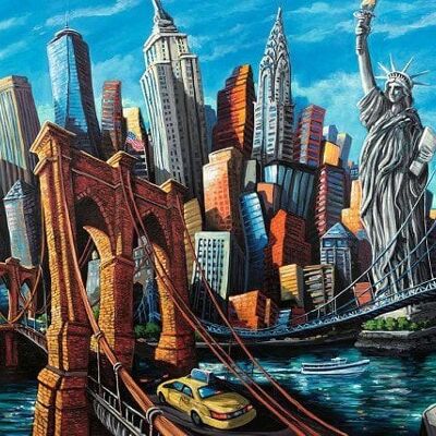 Ravensburger puzzel Welkom in New York 1000 stukjes