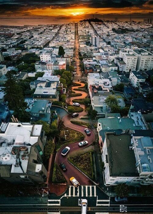 Ravensburger puzzel Lombard Street, San Francisco 1000 stukjes