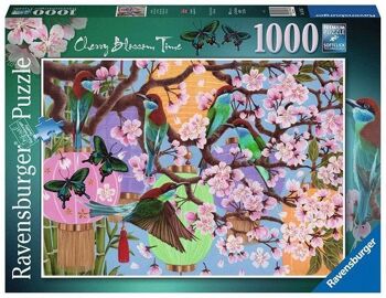 Puzzle Ravensburger Cerisier en fleurs 1000 pièces 2