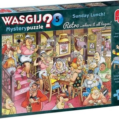 Jumbo Wasgij Retro Mystery 5 - Zondagse lunch! 1000 stukjes