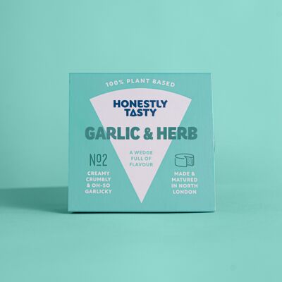 Honestly Tasty Garlic & Herb: a plant-based (and vegan) alternative to Gournay cheese