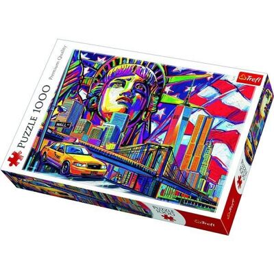 Puzzel 1000 stuks - Kleuren van New York