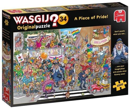 Jumbo puzzel Wasgij 34 a piece of pride 1000 stukjes