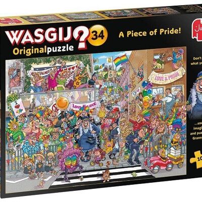 Jumbo puzzel Wasgij 34 a piece of pride 1000 stukjes