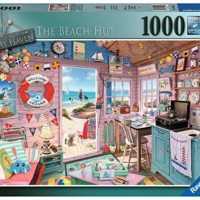 Ravensburger puzzel Het strandhuis 1000 stukjes