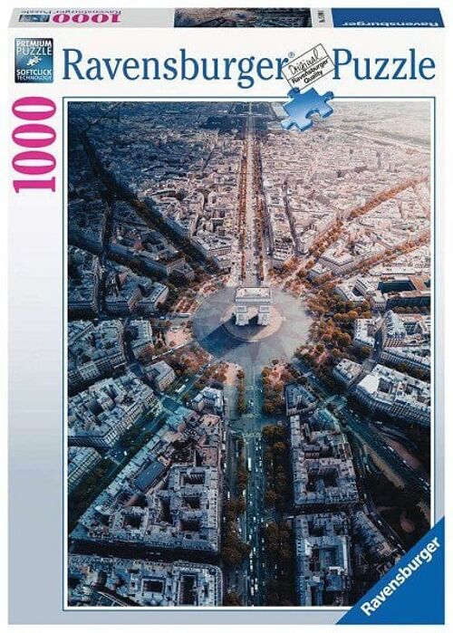 Ravensburger puzzel Parijs van Bovenaf Gezien 1000 stukjes