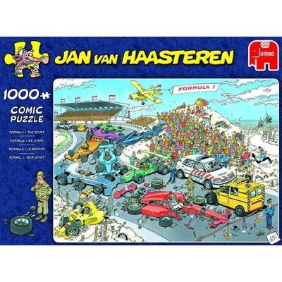 Jumbo puzzel Jan van Haasteren Formule 1. De start 1000pcs