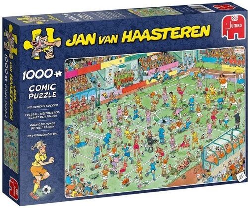 Jumbo puzzel Jan van Haasteren WK vrouwenvoetbal 1000pcs