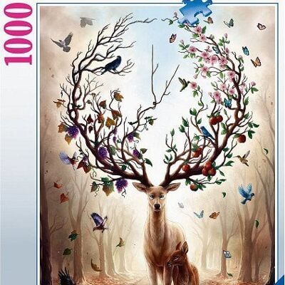 Ravensburger puzzel Magisch hert 1000 stukjes