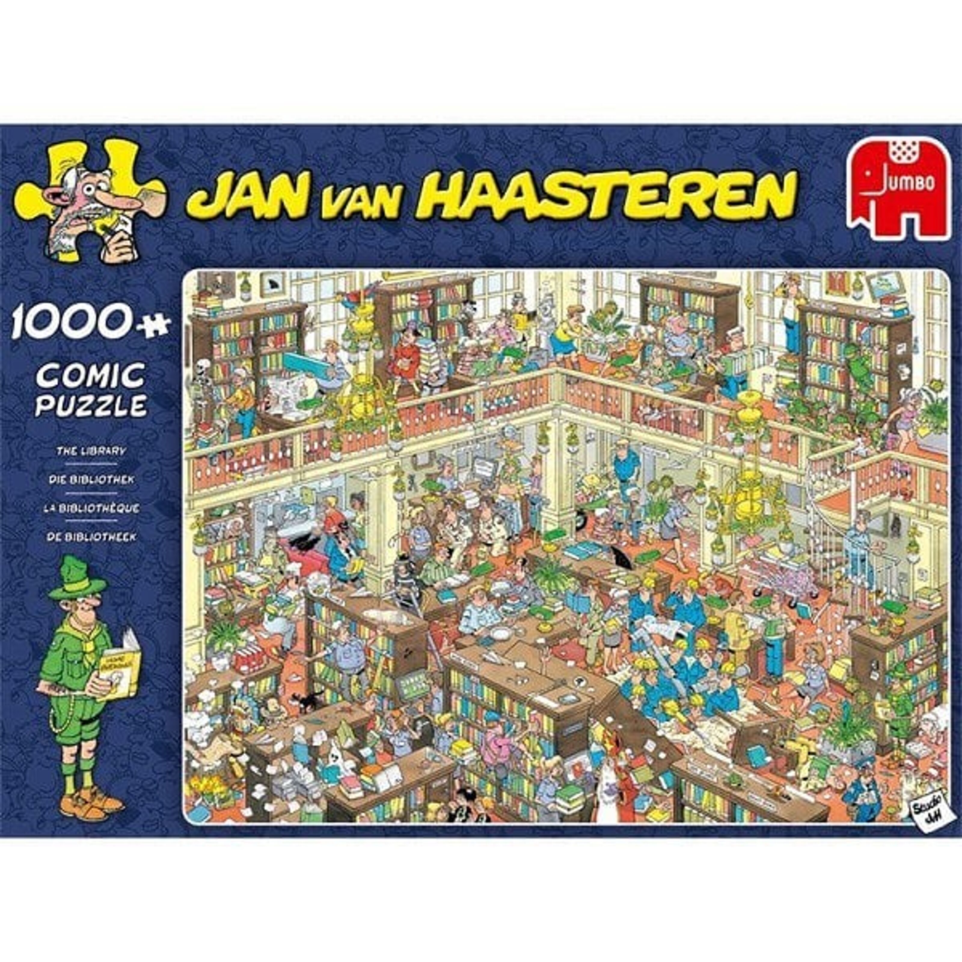 Buy wholesale Jumbo puzzle Jan van Haasteren: The library 1000pcs
