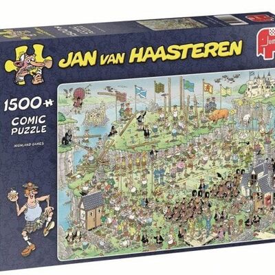 Jumbo puzzel Jan van Haasteren: Highland Games 1500 Stukjes