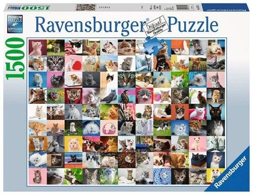 Ravensburger puzzel 99 Katten 1500 stukjes