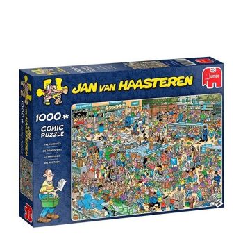 Puzzle Jumbo Jan van Haasteren Le Drugstore 1000 pièces