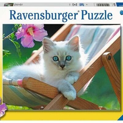 Ravensburger puzzel Wit katje 200 XXL stukjes