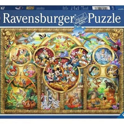 Ravensburger puzzel Famous disney characters 500pcs legpuzzel