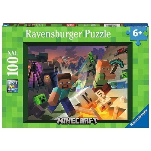 Ravensburger puzzel Monster Minecraft 100 XXL stukjes