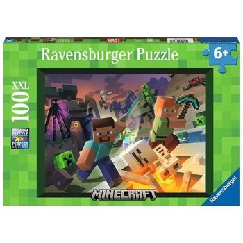 Puzzle Ravensburger Monstre Minecraft 100 pièces XXL