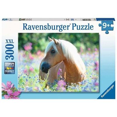 Ravensburger puzzel Paard in bloemenzee 300 XXL stukjes