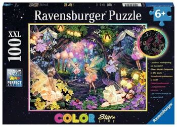 Puzzle Ravensburger Fées lumineuses de la forêt 100 pièces XXL