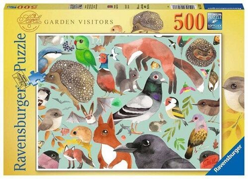 Ravensburger puzzel Bezoekers van de tuin 500 stukjes