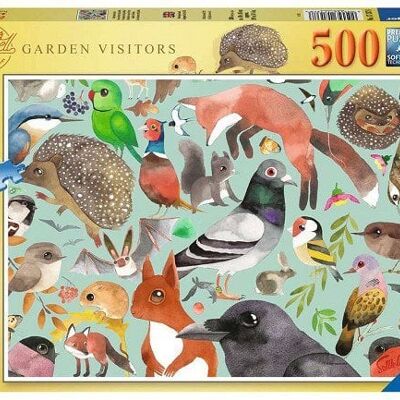 Ravensburger puzzel Bezoekers van de tuin 500 stukjes