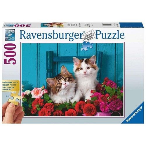 Ravensburger Katjes en rozen puzzel 500 stukjes
