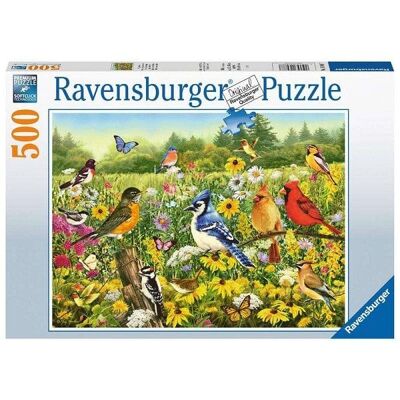 Ravensburger Vogels in de wei puzzel 500 stukjes