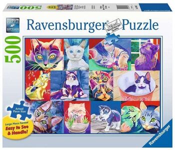 Ravensburger Hello Kitties Puzzle de 500 pièces extra larges
