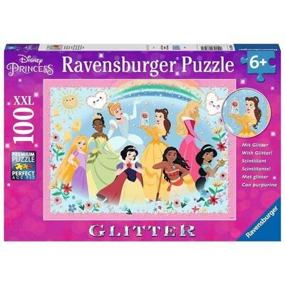 Ravensburger Sterk, mooi en dapper glitter puzzel 100 stukjes