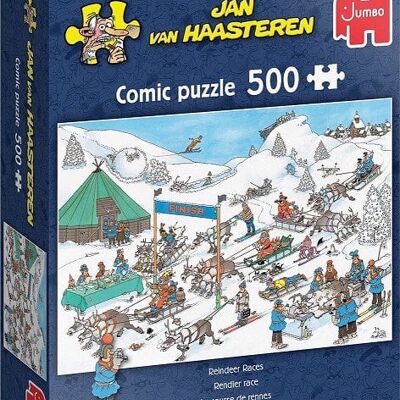 Jumbo Jan van Haasteren puzzel Rendier race 500 stukjes