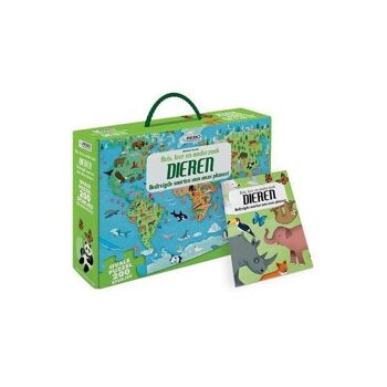 Rebo Animals - puzzle 200 pièces et livre