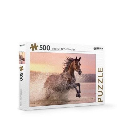 Rebo Horse in the water - puzzel 500 stukjes