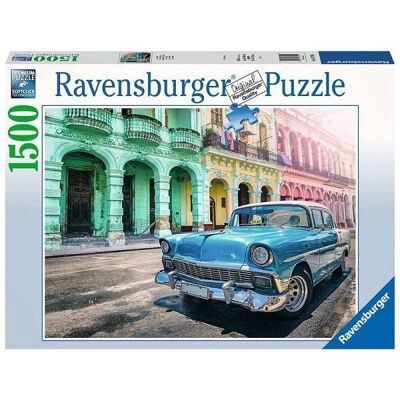 Ravensburger puzzel 1500 stukjes Cuba Cars