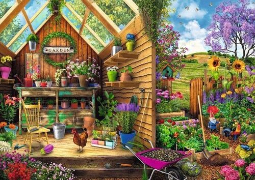 Ravensburger puzzel Gardener's Getaway 300 stukjes