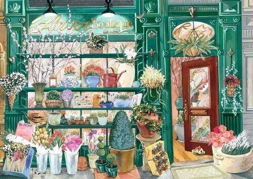 Ravensburger puzzel Flower Shop 300 stukjes