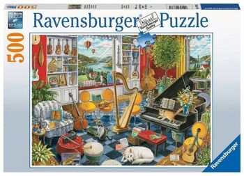 Puzzle Ravensburger La salle de musique 500 pièces 2