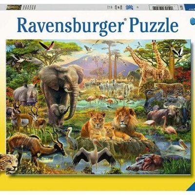 Ravensburger puzzel Dieren van de Savanne 200 stukjes