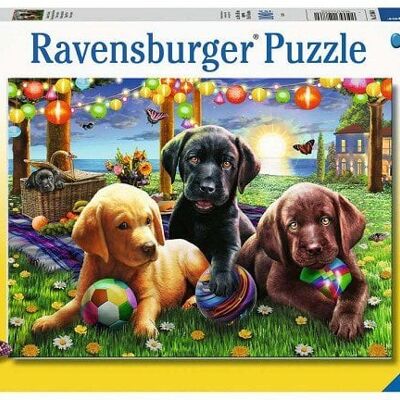 Ravensburger puzzel Honden picknick 100 stukjes